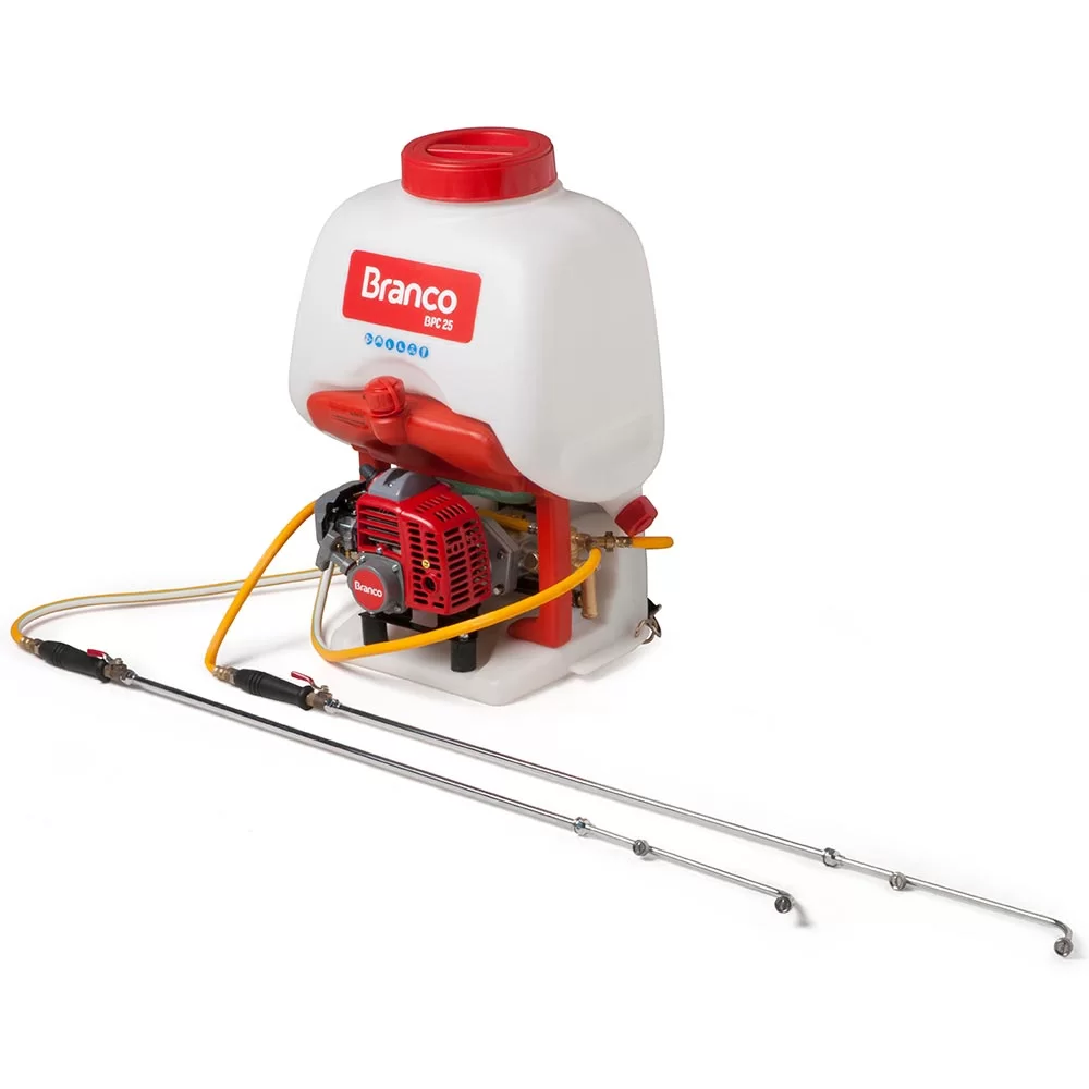 Pulverizador-Costal-a-Gasolina-2T-26CC-B-branco-903146901.webp Pulverizador Costal Gasolina BPC-25 Com 2 LANÇAS 90314690 - BRANCO M. - Imagem 1