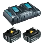 Soprador a Bateria 36V DUB362PT2-220V 6 Velocidades + 2 Baterias 5.0 Ah + Carregador Duplo - MAKITA - Imagem 2